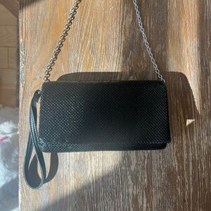 Elegant Black Chain Clutch